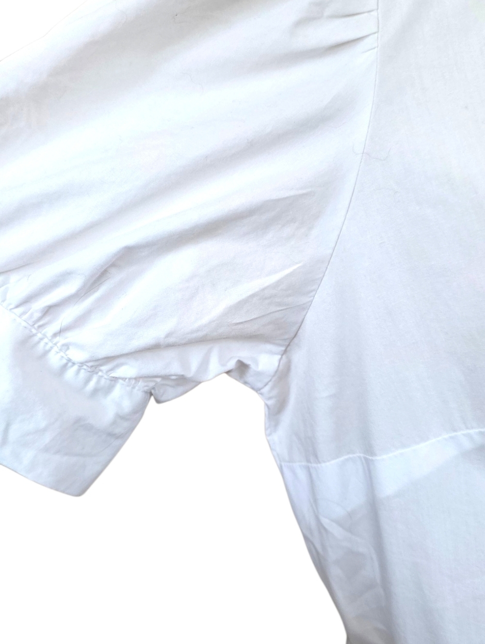 Who What Wear x Target White Tiered Dress Cotton Puff Sleeve Sundress Size L - Picture 11 of 12